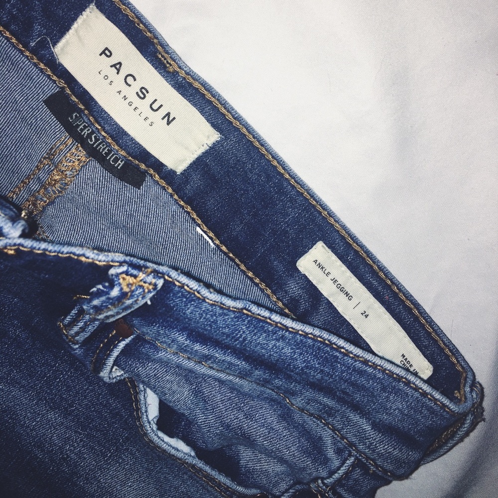 Pacsun patch jeans